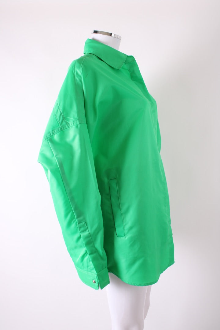 The Frankie Shop L/S Shell Shirt/ Shorts Co-ord Green XS/S
