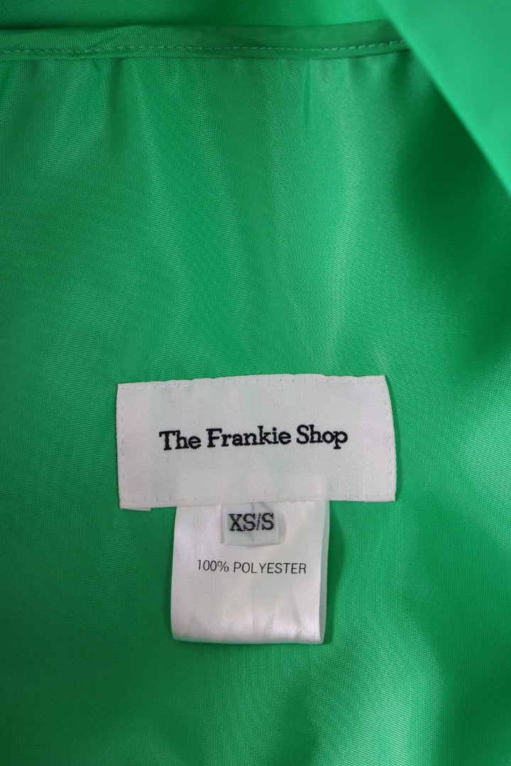 The Frankie Shop L/S Shell Shirt/ Shorts Co-ord Green XS/S