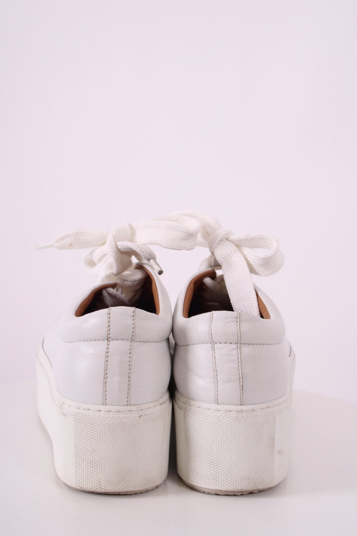 Acne Studios Platform Low Top Trainers White 37