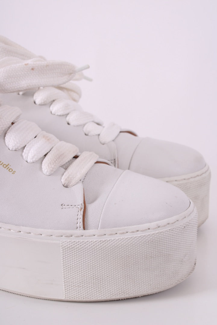 Acne Studios Platform Low Top Trainers White 37
