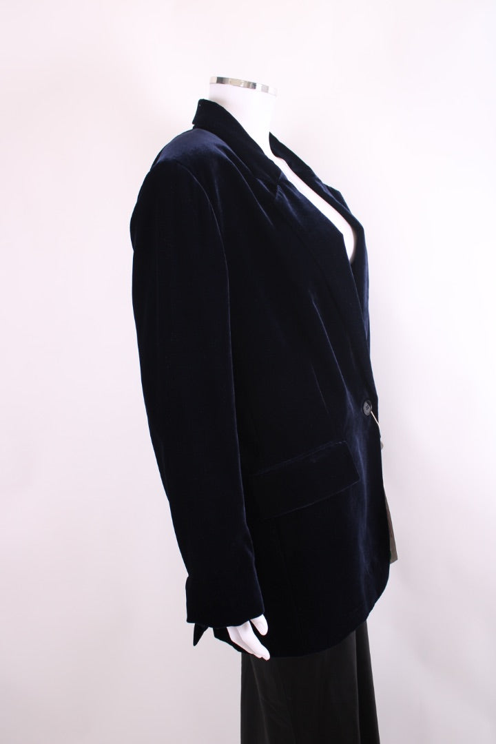 Stella McCartney Velvet Blazer Navy 10