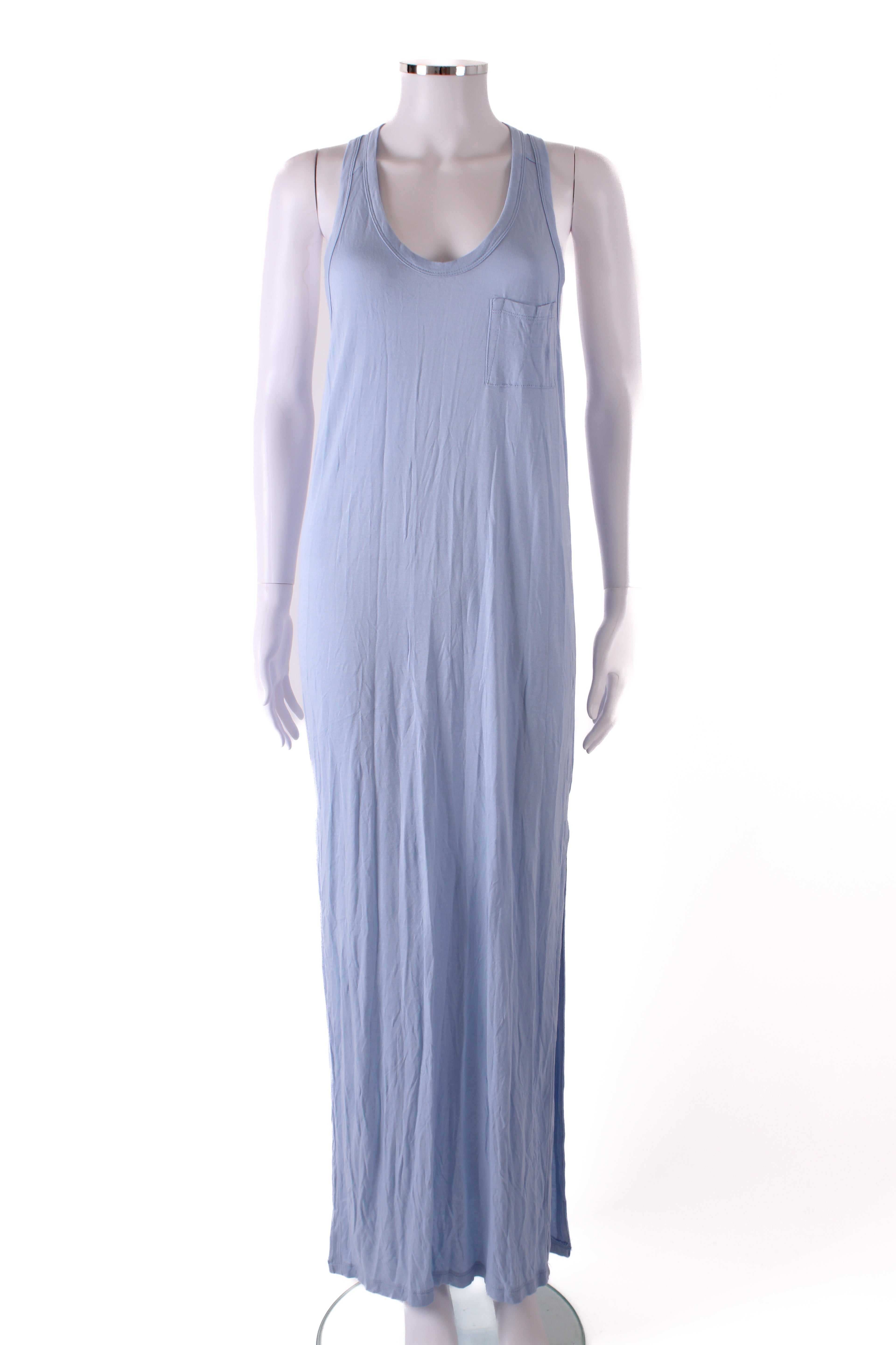 T By Alexander Wang S/S T-shirt Maxi Dress Blue S