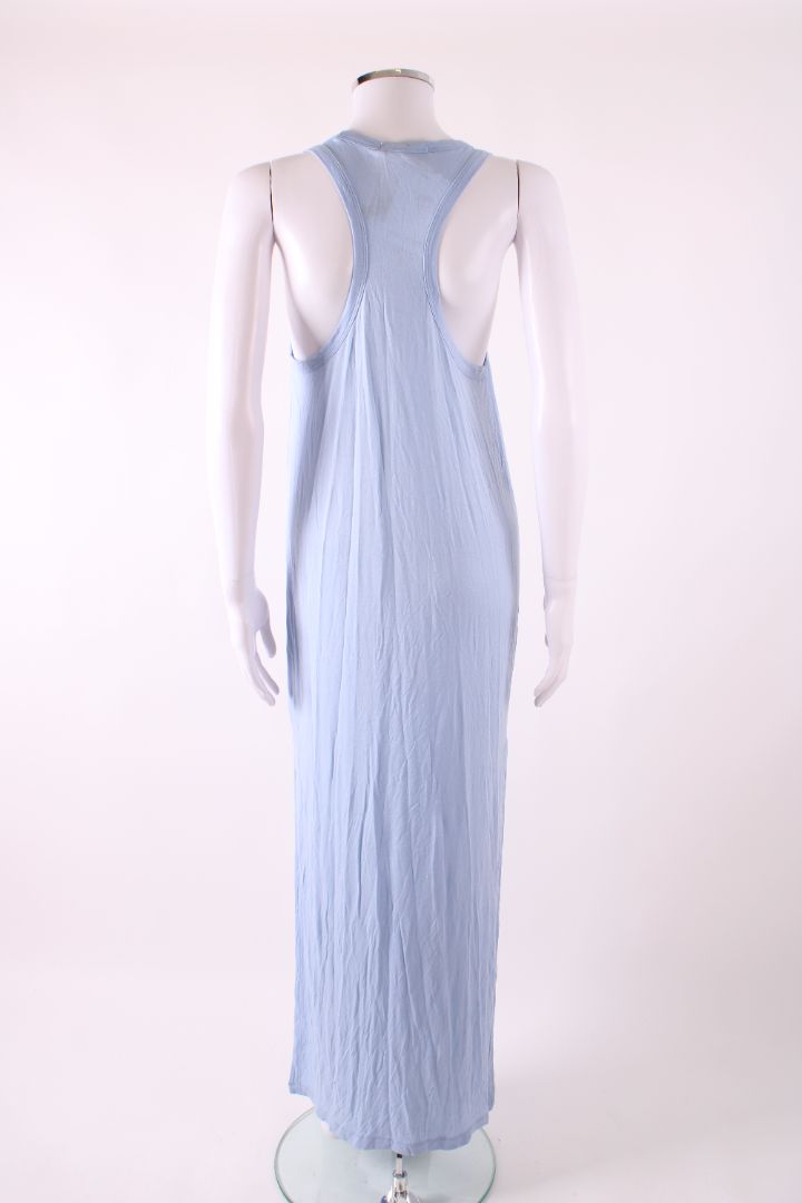 T By Alexander Wang S/S T-shirt Maxi Dress Blue S