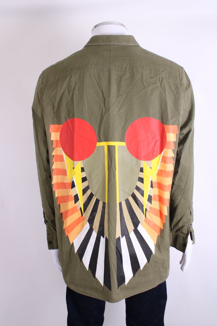 Givenchy Graphic Shirt Khaki 42