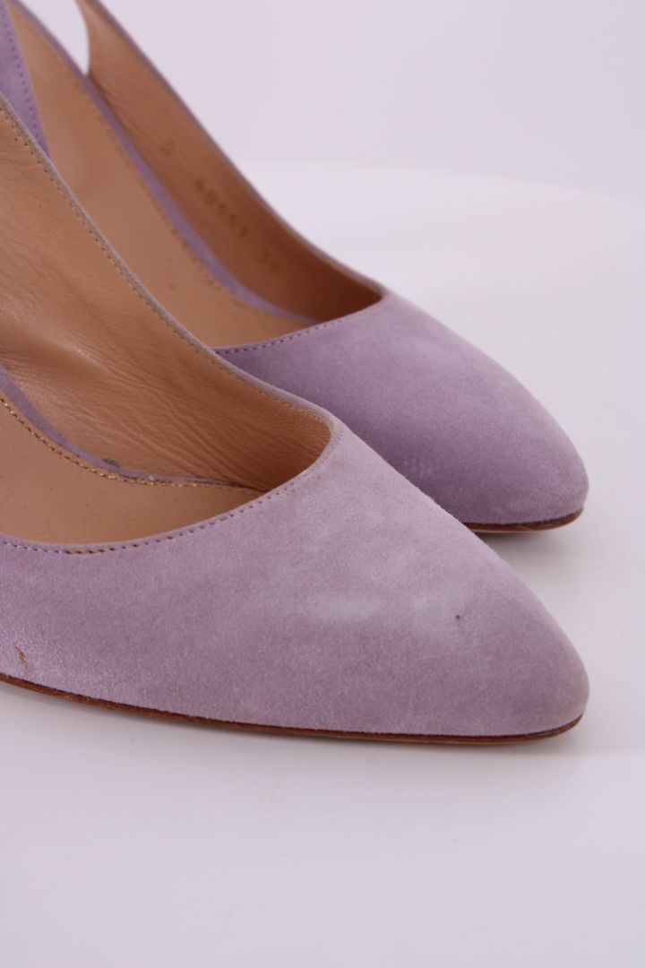 Sergio Rossi Shoes SUEDE SLING BACK Lilac 39