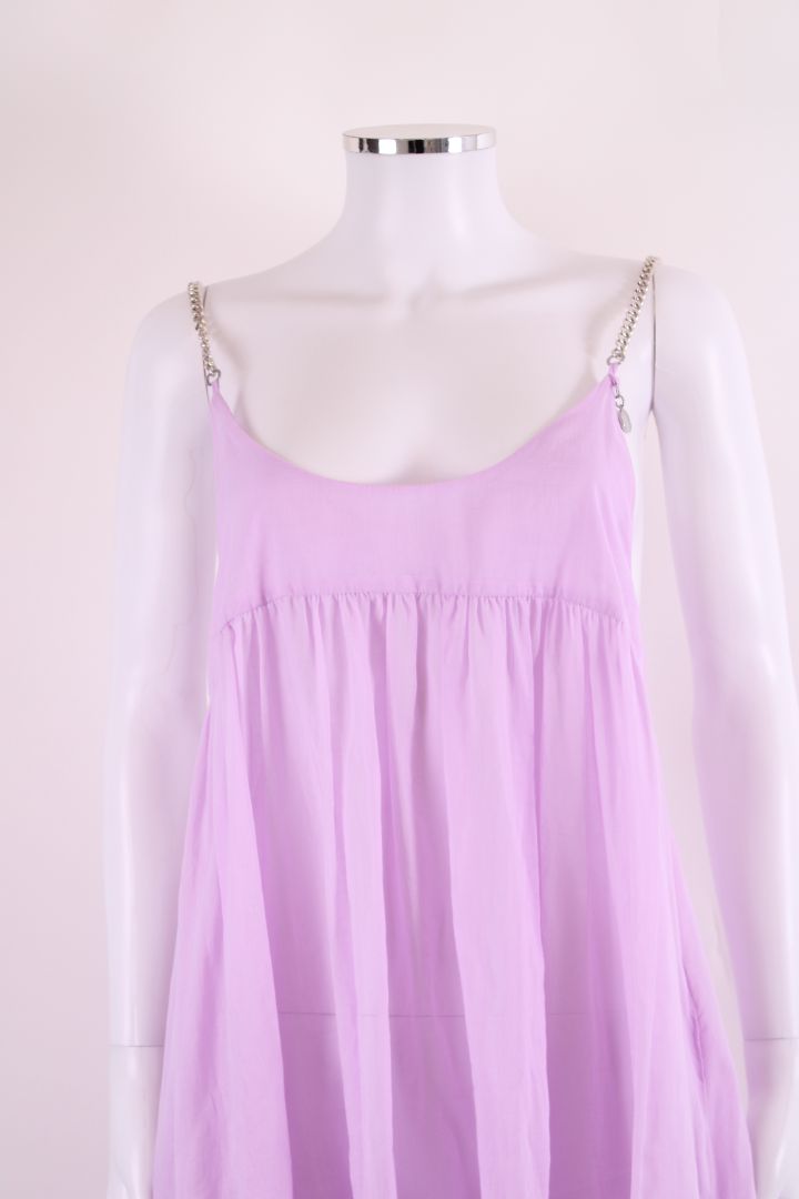 Stella McCartney S/S Falabella Chain Strap Dress Lilac S