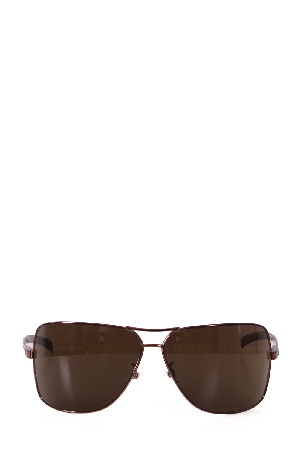 Chanel Aviator Lizard Effect Sunglasses Brown