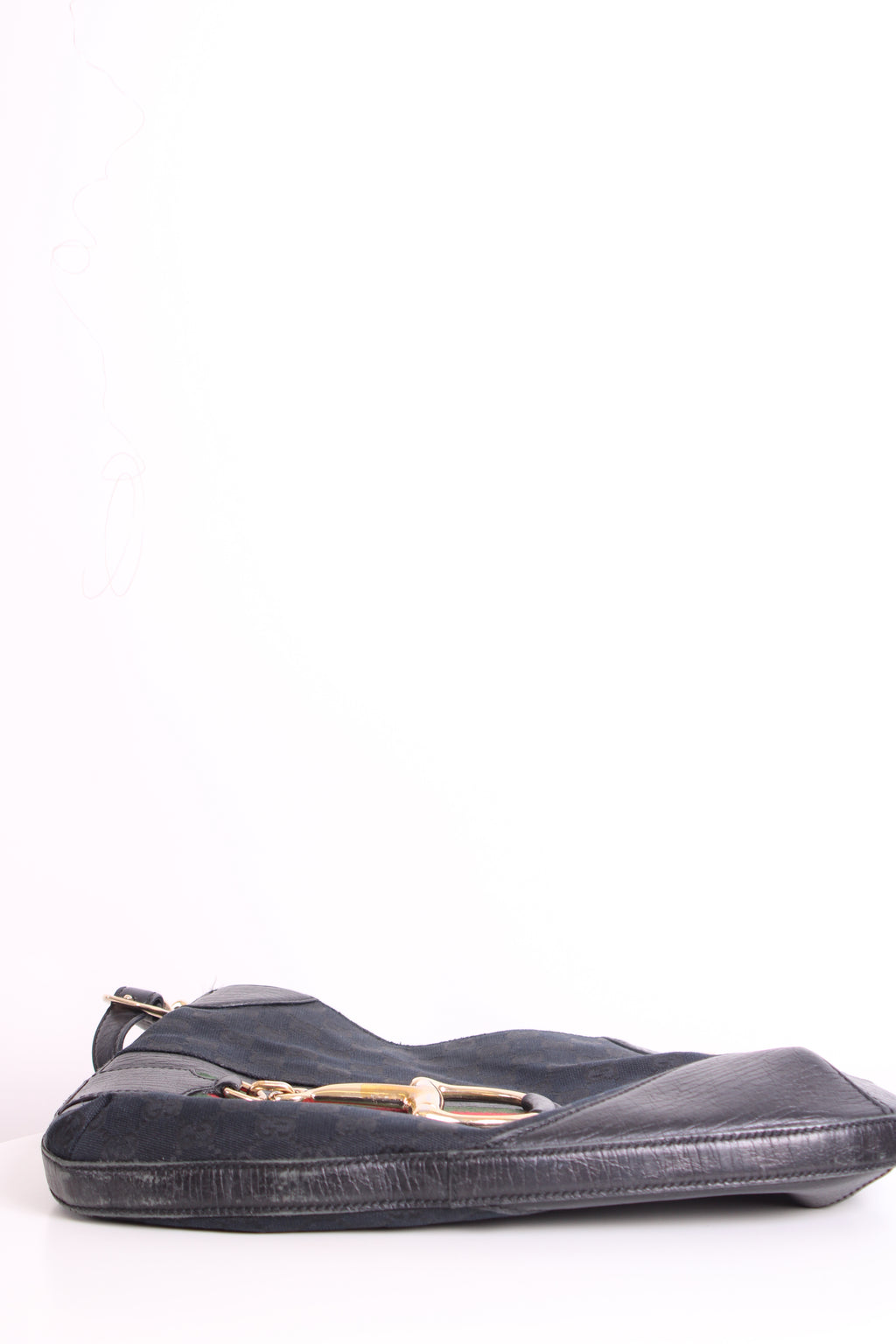 Gucci GG Horesbit Hasler Hobo Bag Black
