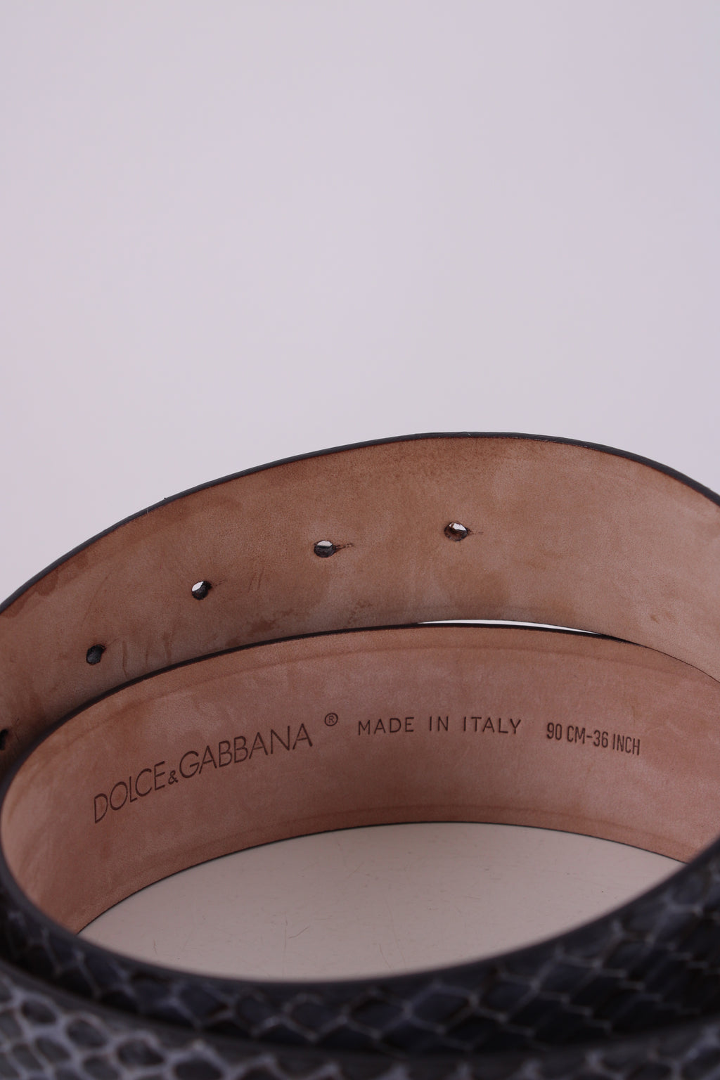 D&G Belt Blue 36inch