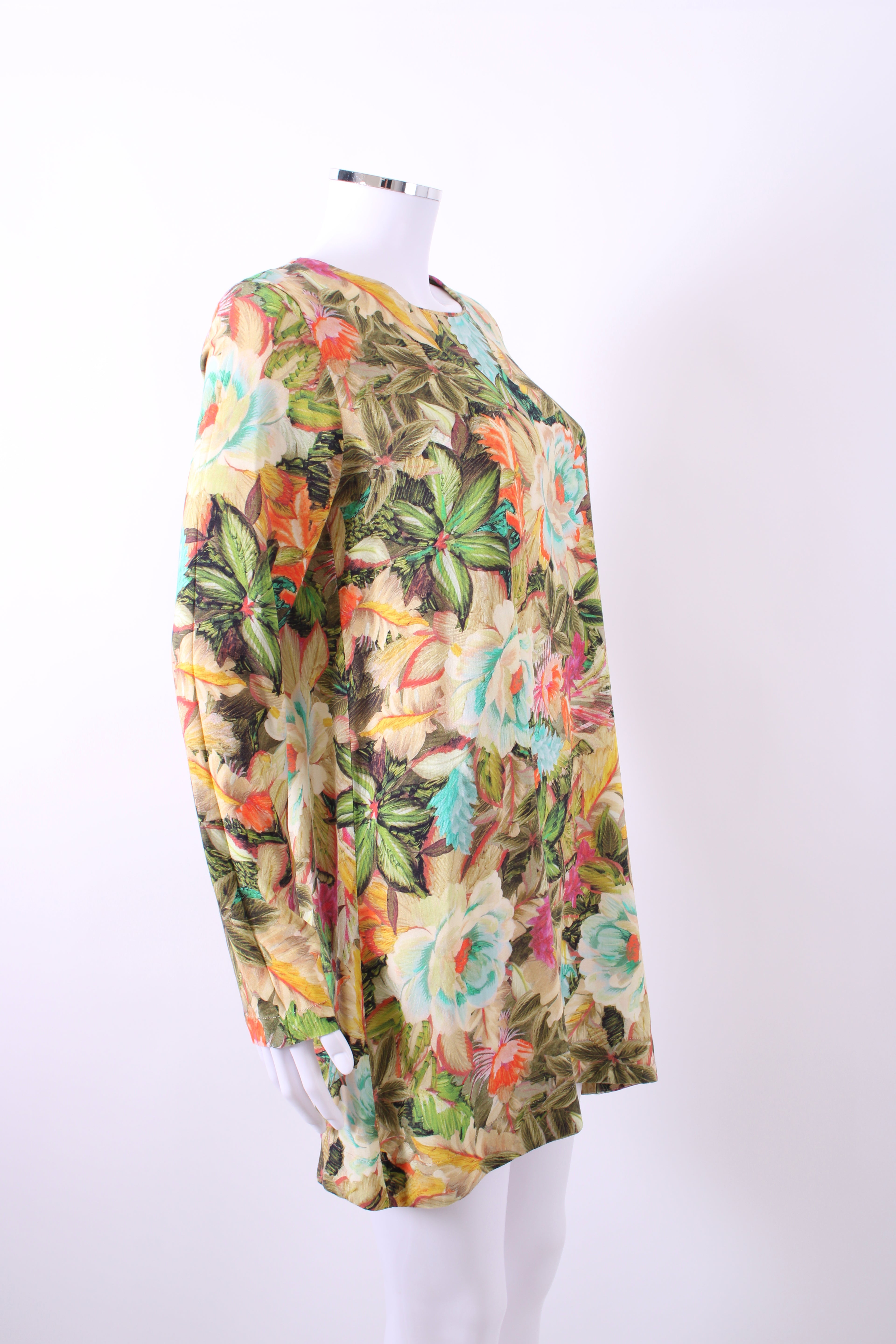 Farm Rio L/S Floral Dress Multi Coloured S