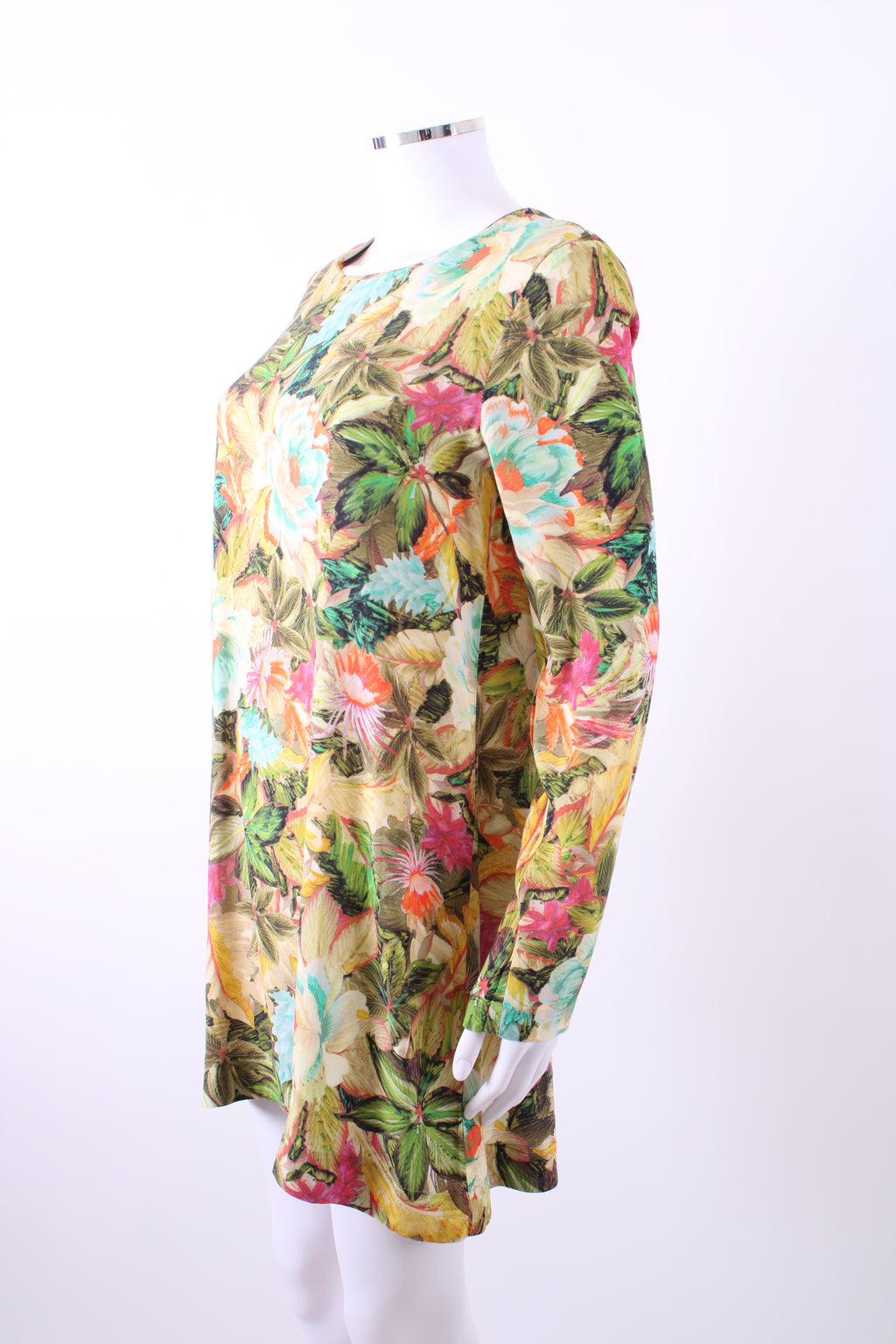 Farm Rio L/S Floral Dress Multi Coloured S