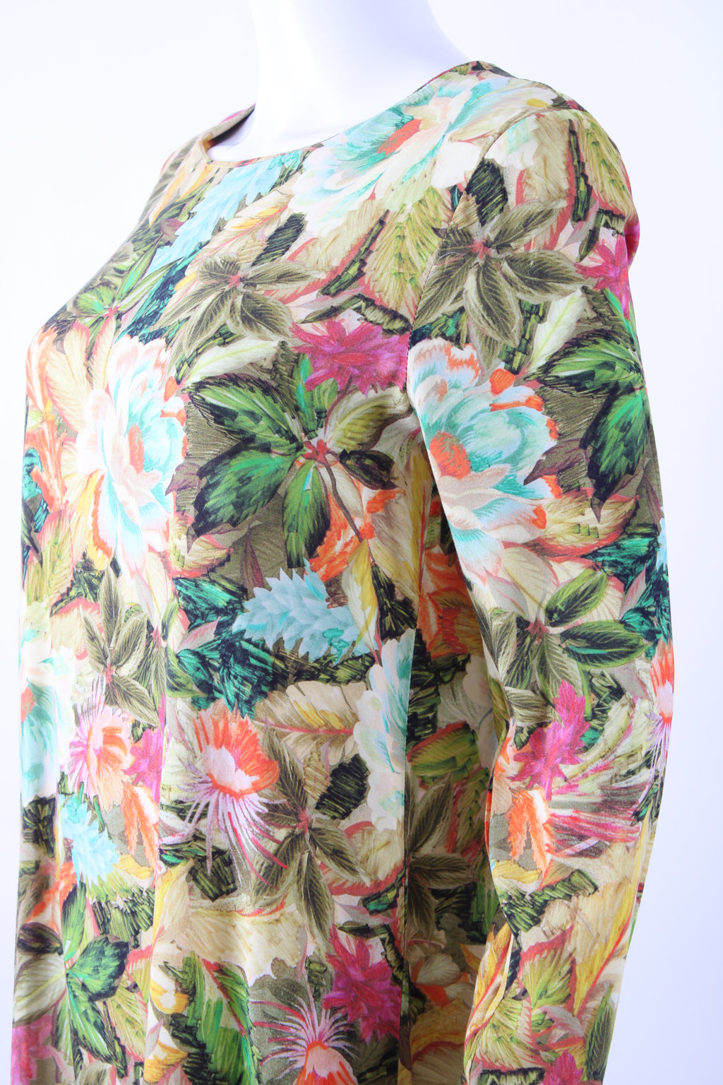 Farm Rio L/S Floral Dress Multi Coloured S