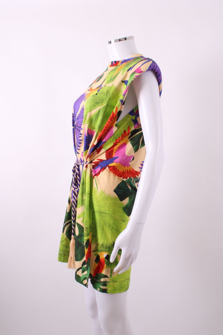 Farm Rio Macaw Mini Dress Multi S