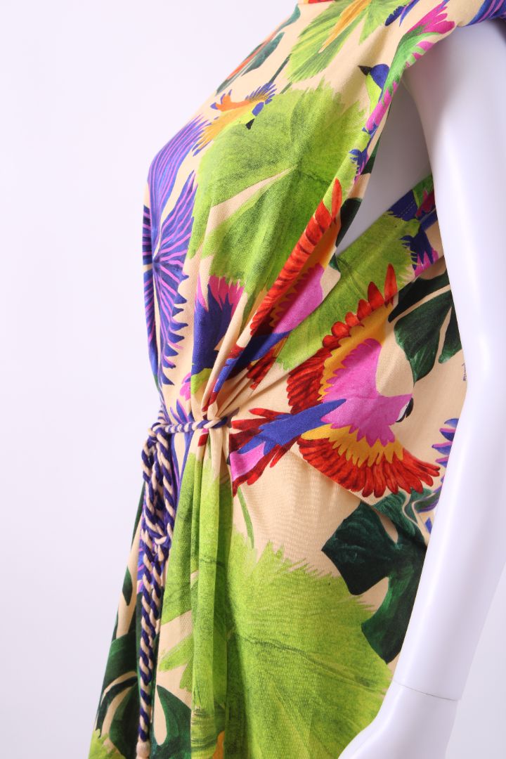Farm Rio Macaw Mini Dress Multi S