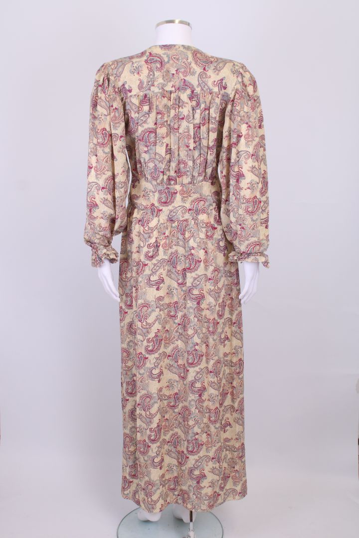 Zimmermann S/S Paisley Print Dress Taupe/ Purple S