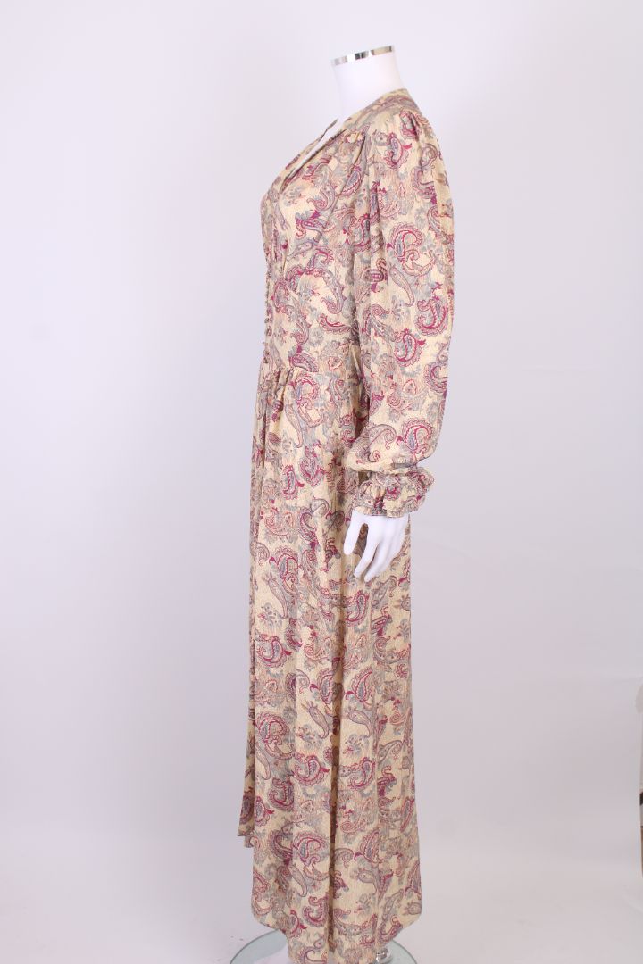 Zimmermann S/S Paisley Print Dress Taupe/ Purple S