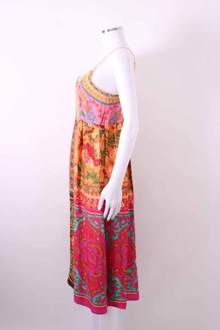 Farm Rio Cami Midi Dress Multi S