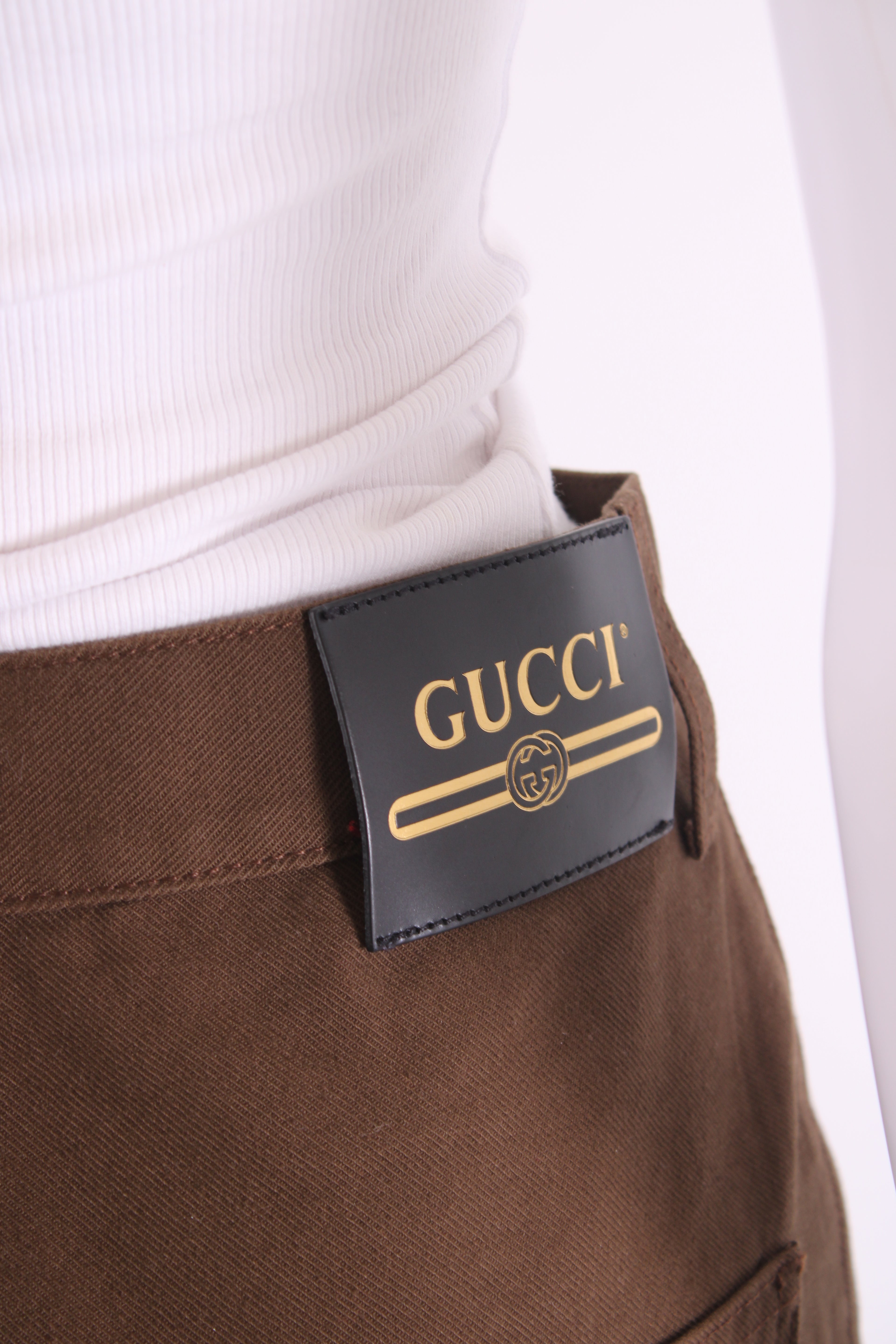 Gucci Trousers Brown 32