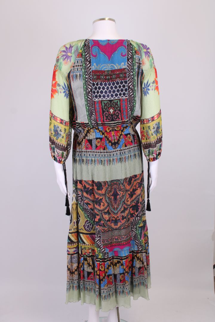 Etro L/S Print Dress Multi Coloured 10