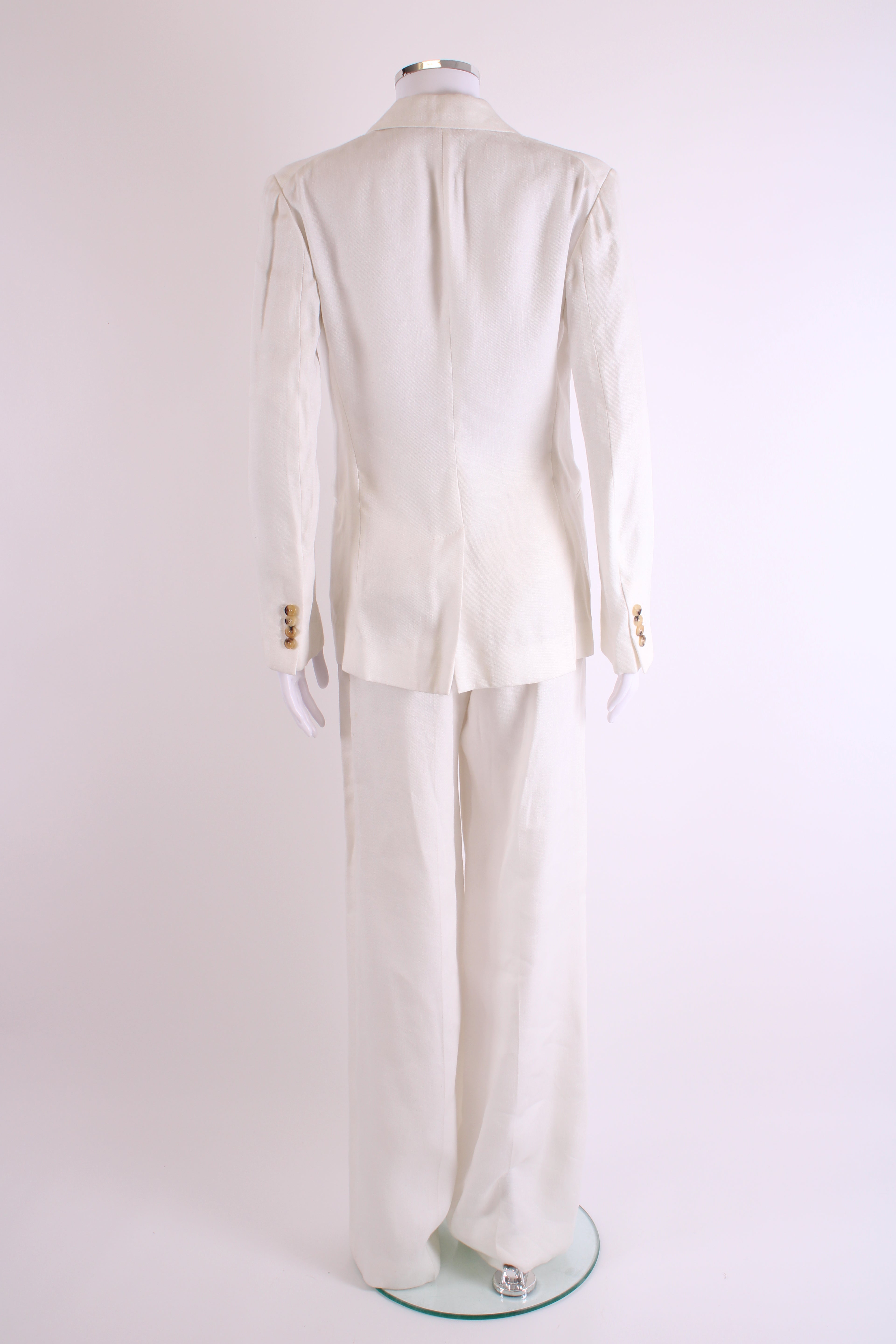 Celine Trouser Suit White 10