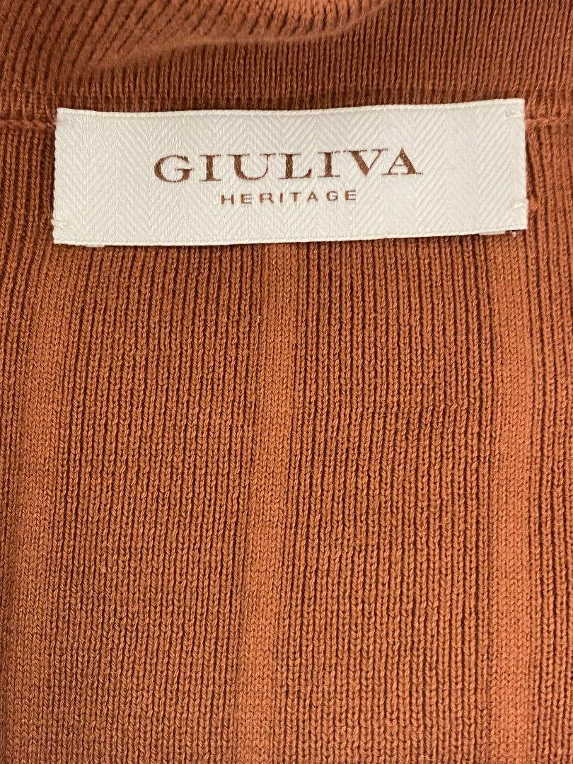 Giuliva Heritage Knit Polo Brown XL