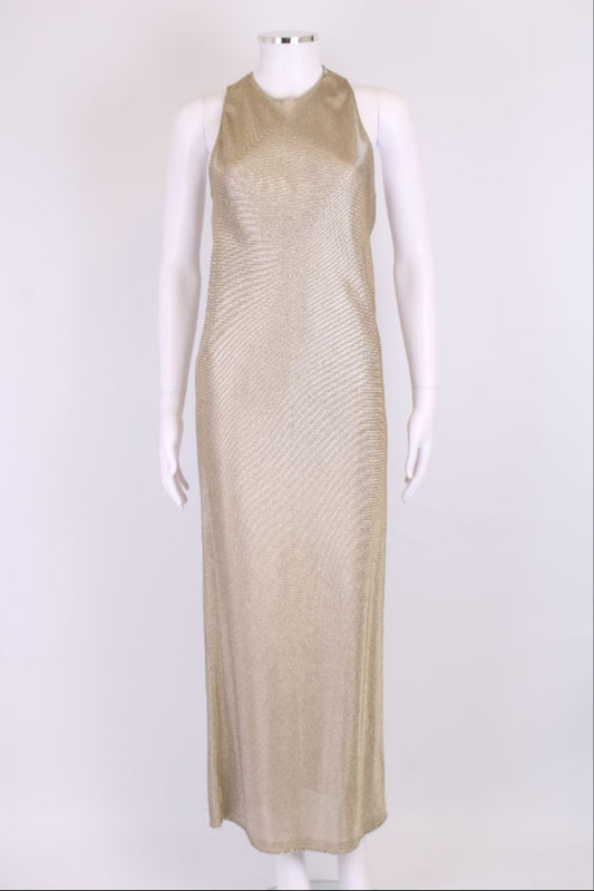 Veronica De Piante S/S Dress Gold S