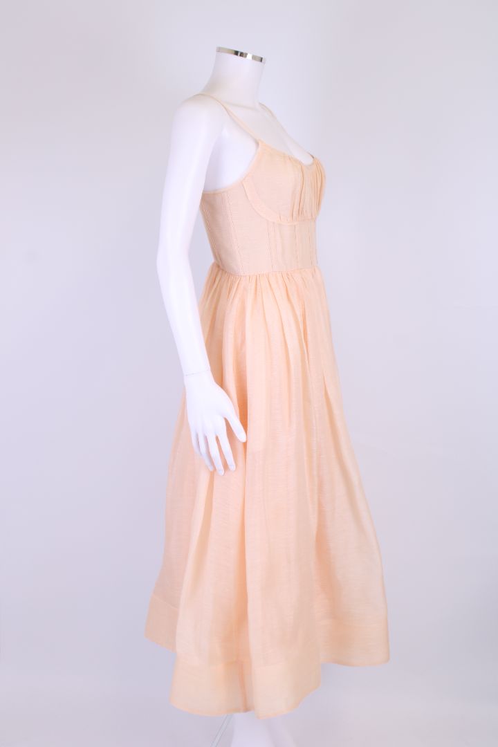 Zimmermann S/S Corseted Dress Peach S