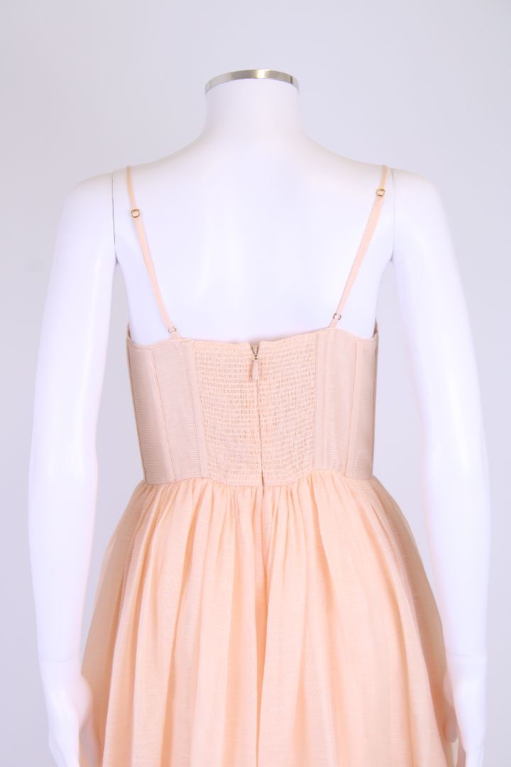 Zimmermann S/S Corseted Dress Peach S