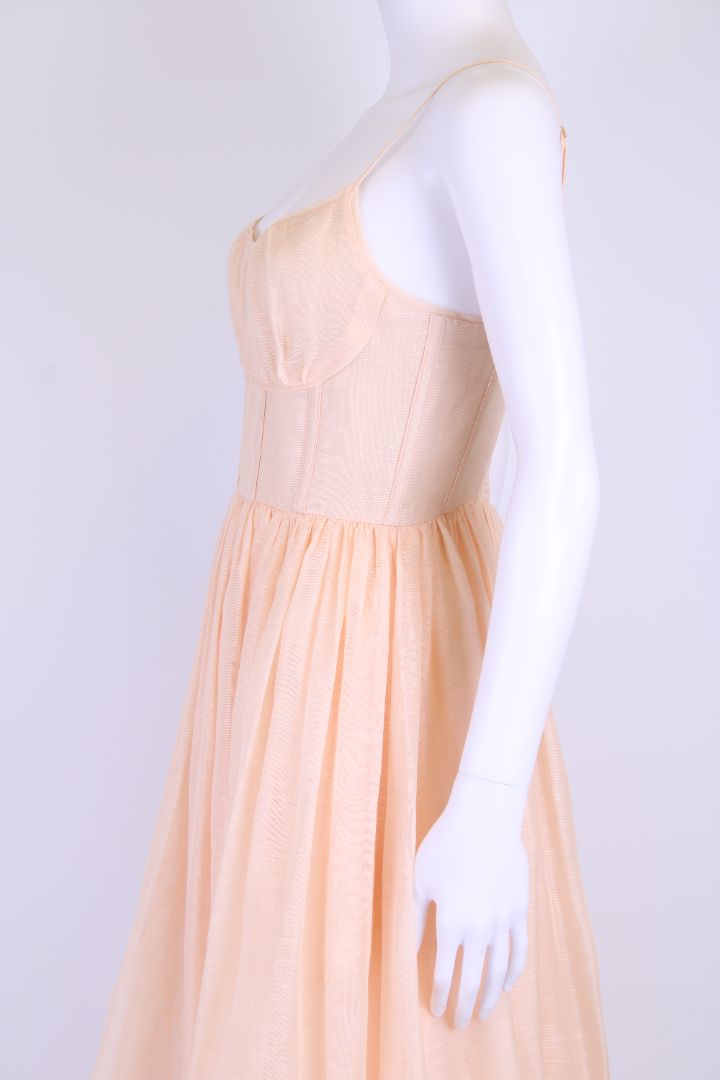 Zimmermann S/S Corseted Dress Peach S