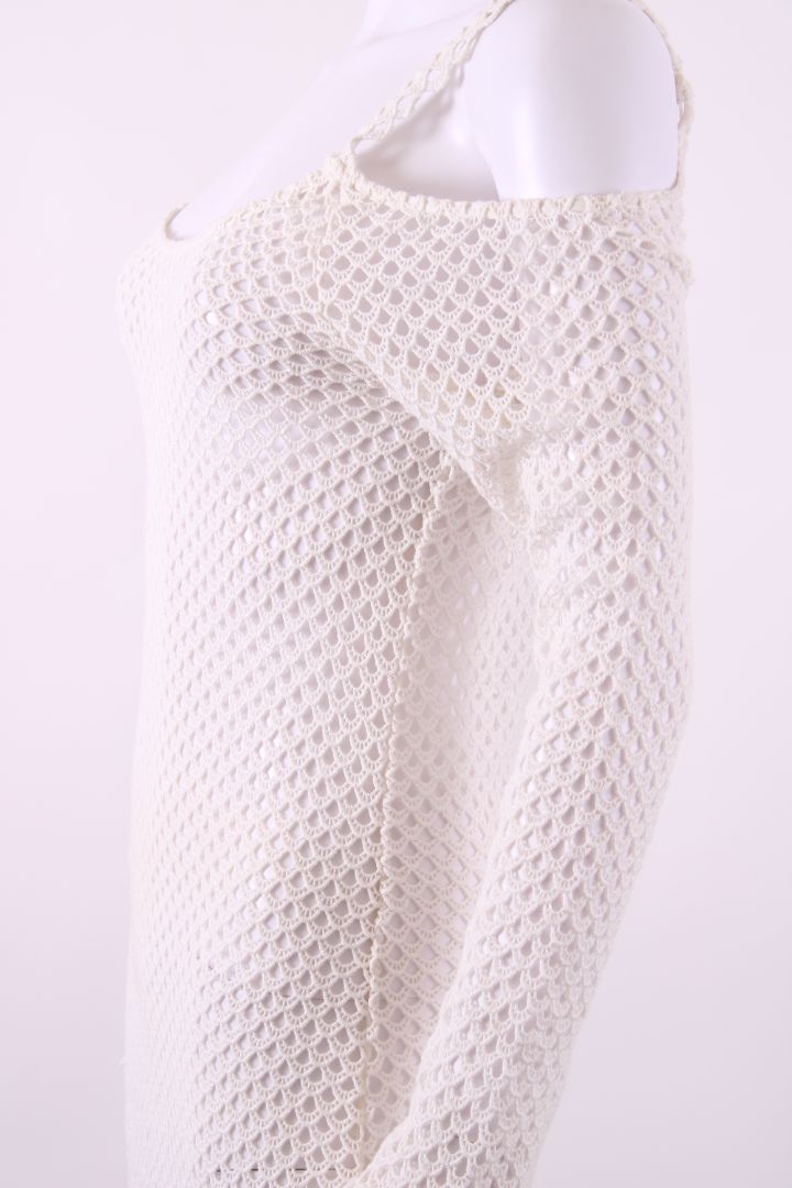 Paloma Blue S/S Crochet Dress White S