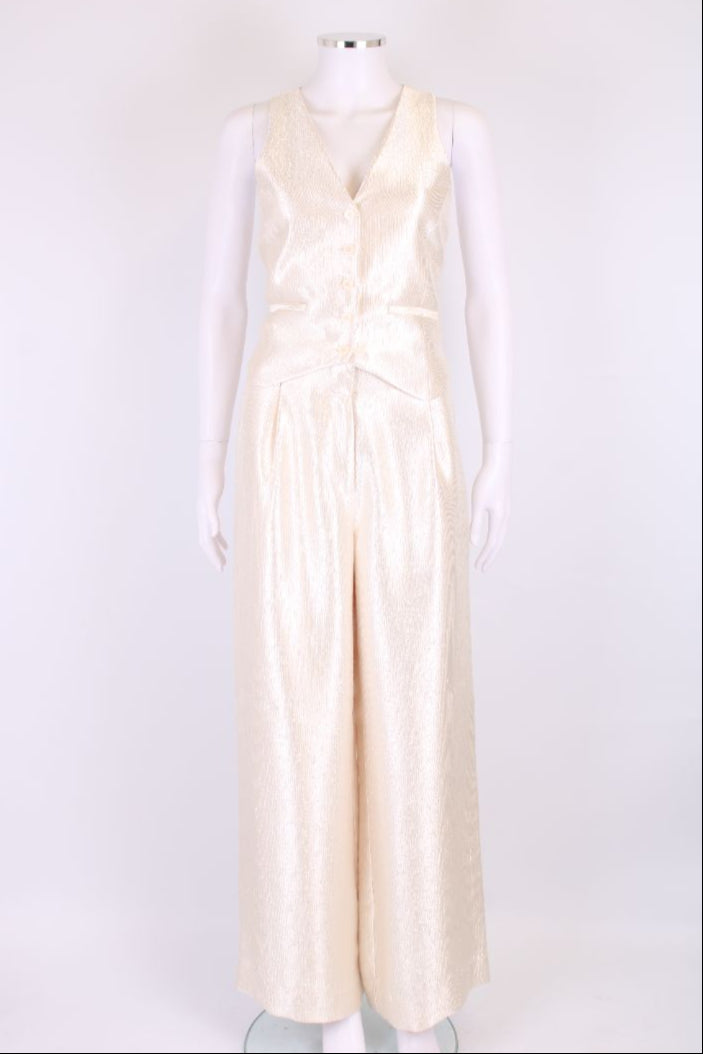 Simkhai Waist Coat Co-ord Champagne 6