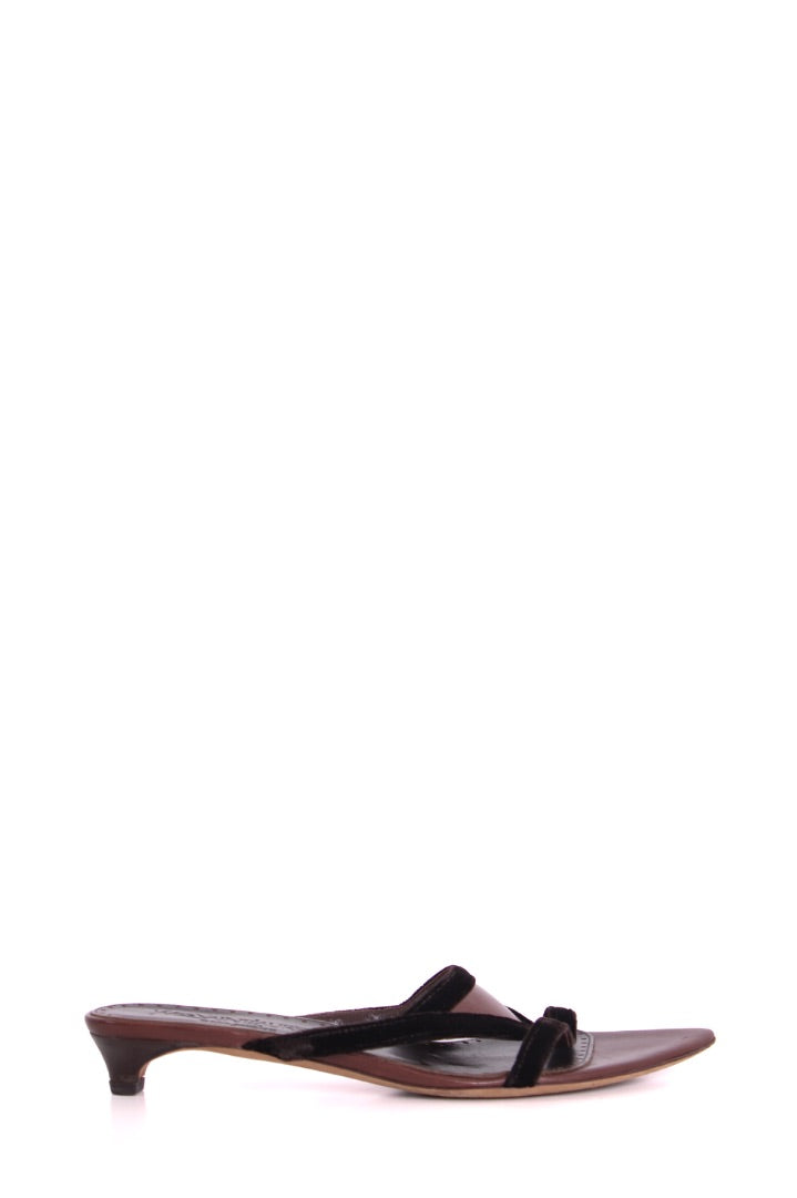 Yves Saint Laurent Kitten Heels Brown 37