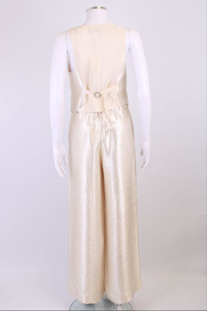 Simkhai Waist Coat Co-ord Champagne 6