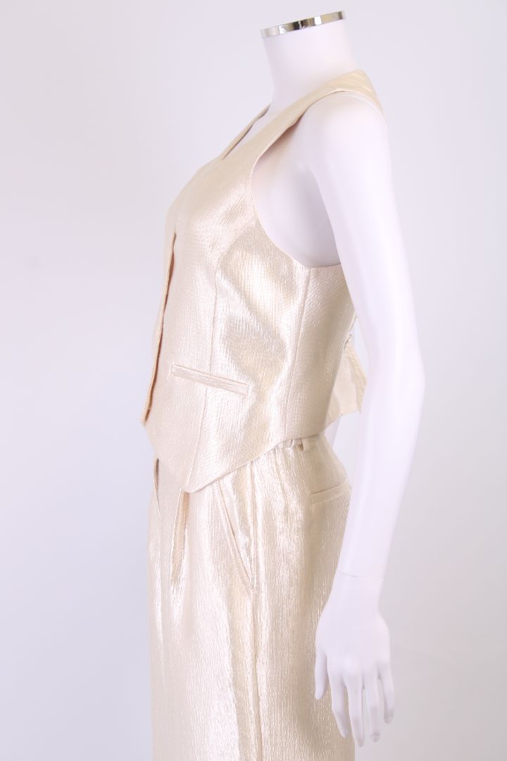 Simkhai Waist Coat Co-ord Champagne 6