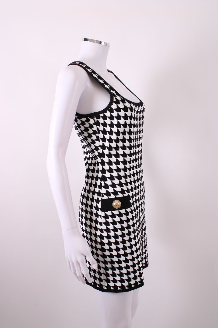 Balmain Net-a-porter exclusive Dress Black & White 40