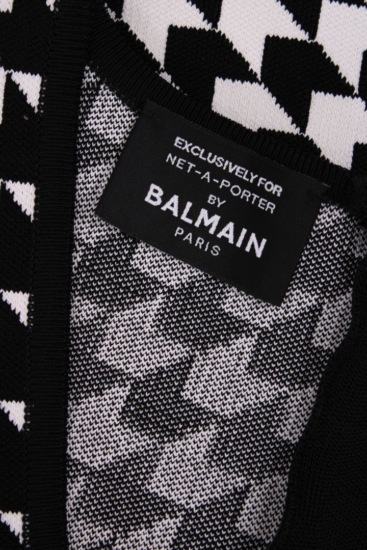 Balmain Net-a-porter exclusive Dress Black & White 40