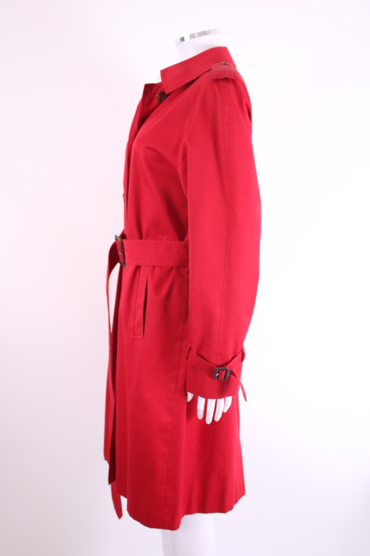 Aquascutum Trench Coat Red 12