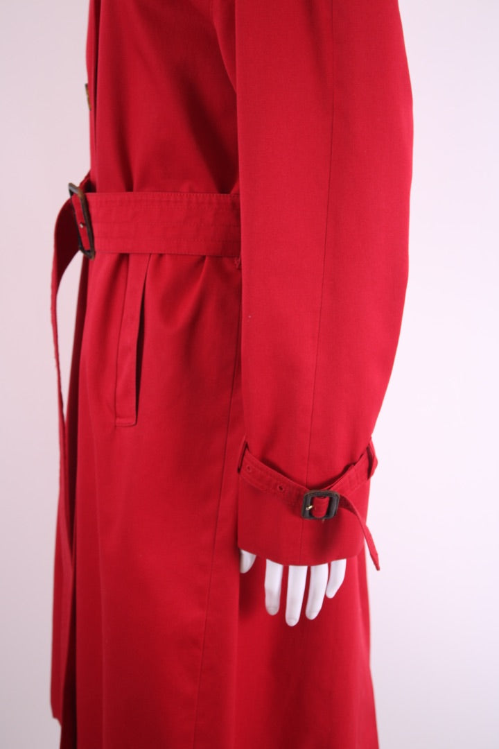 Aquascutum Trench Coat Red 12