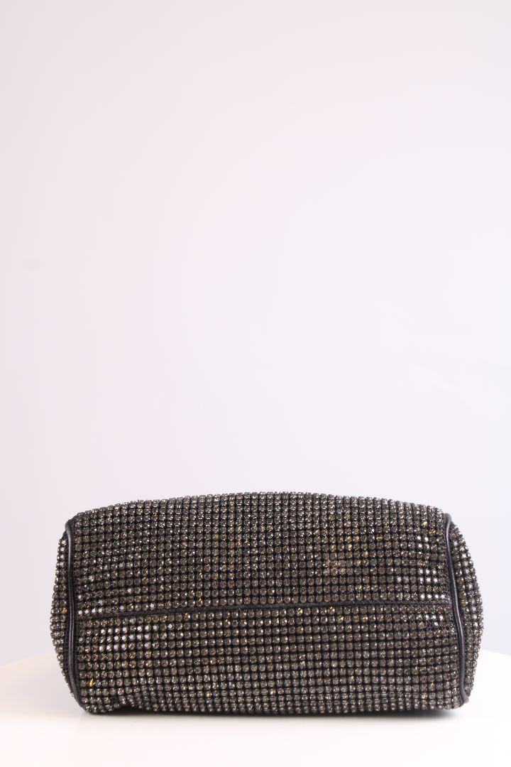 Jimmy Choo Swarovski Crystals Handbag Black