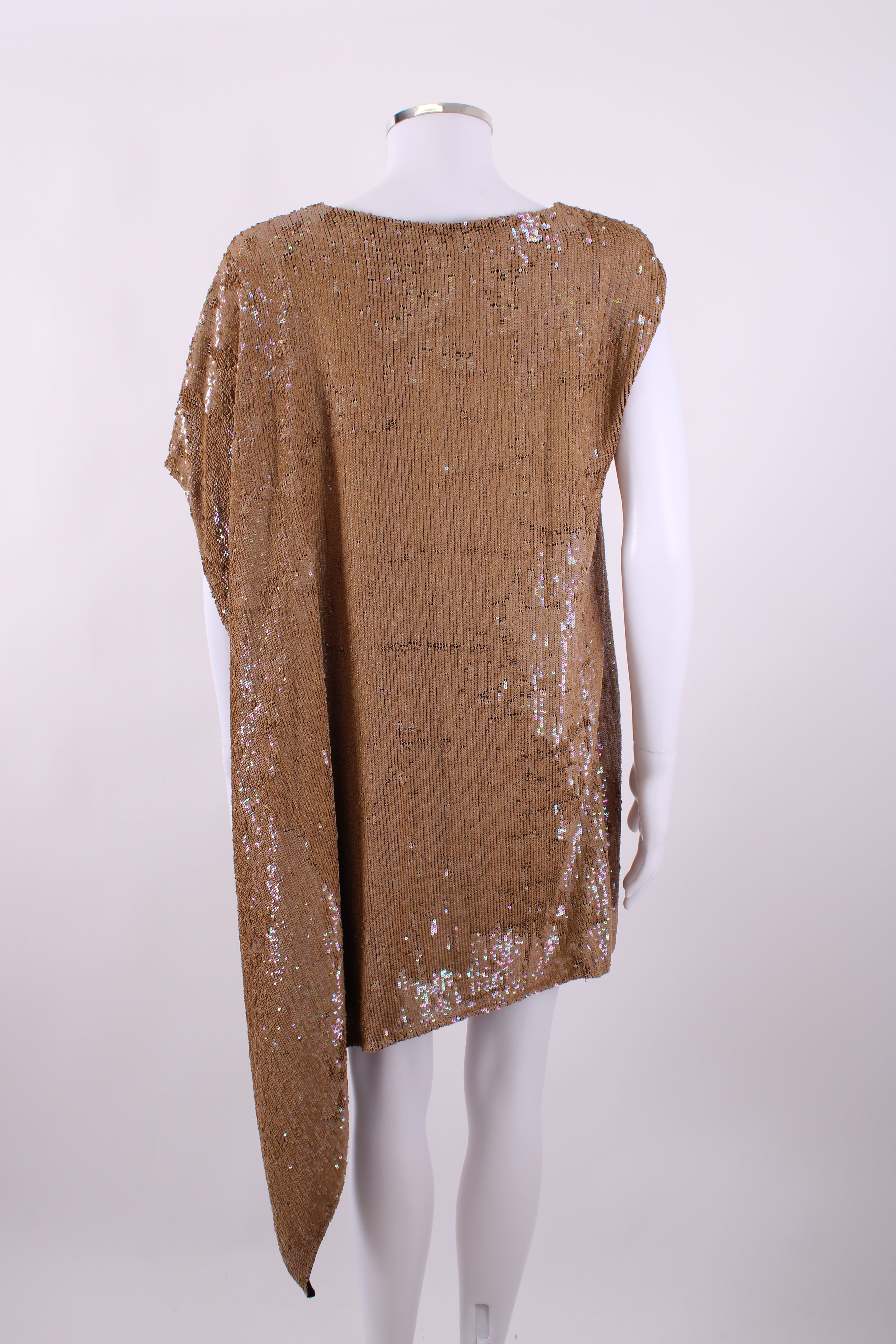 3.1 Phillip Lim S/S Sequin Dress Gold O/S