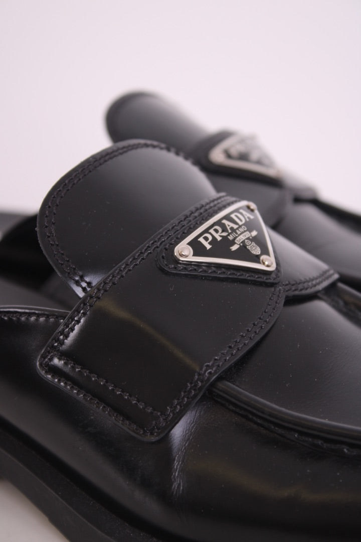 Prada Mule Loafers Black 37