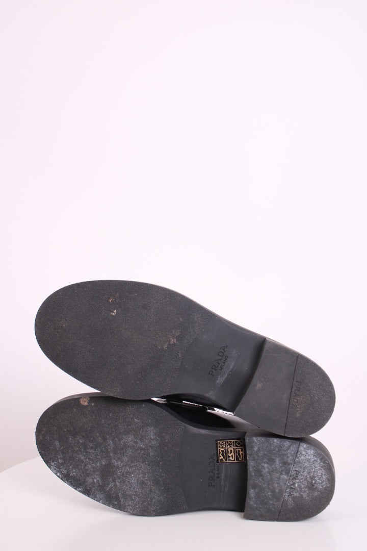 Prada Mule Loafers Black 37
