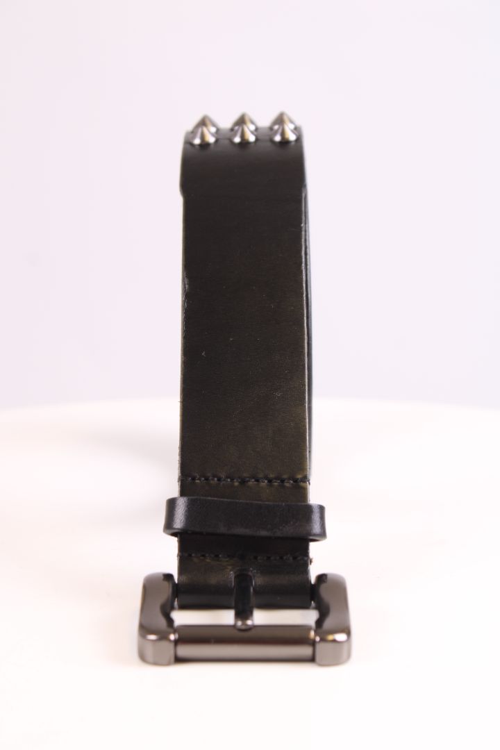 Burberry Silver studded belt Black 3