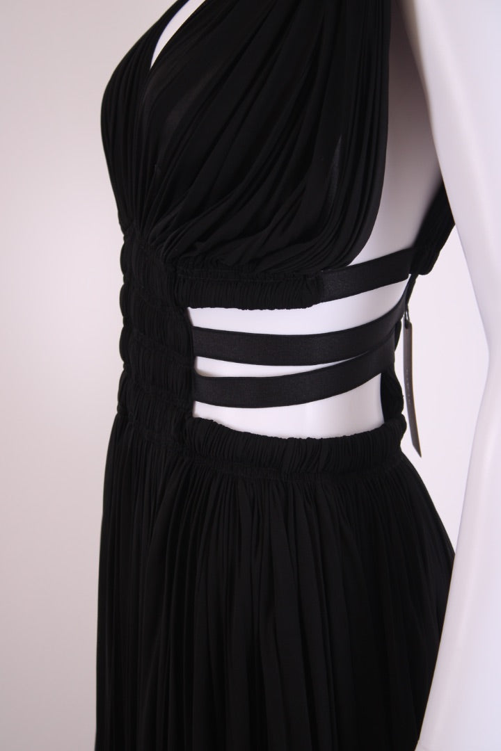 Alaia The Goddess Dress Black 38