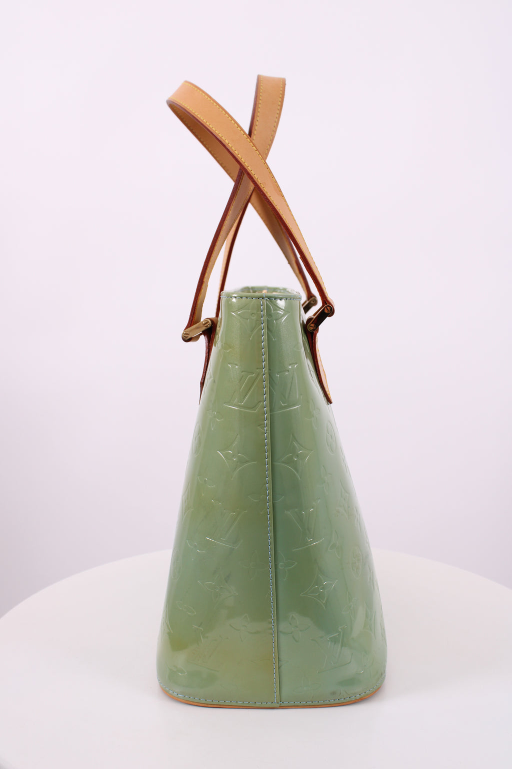 Louis Vuitton Vernis Houston Monogram Handbag Green