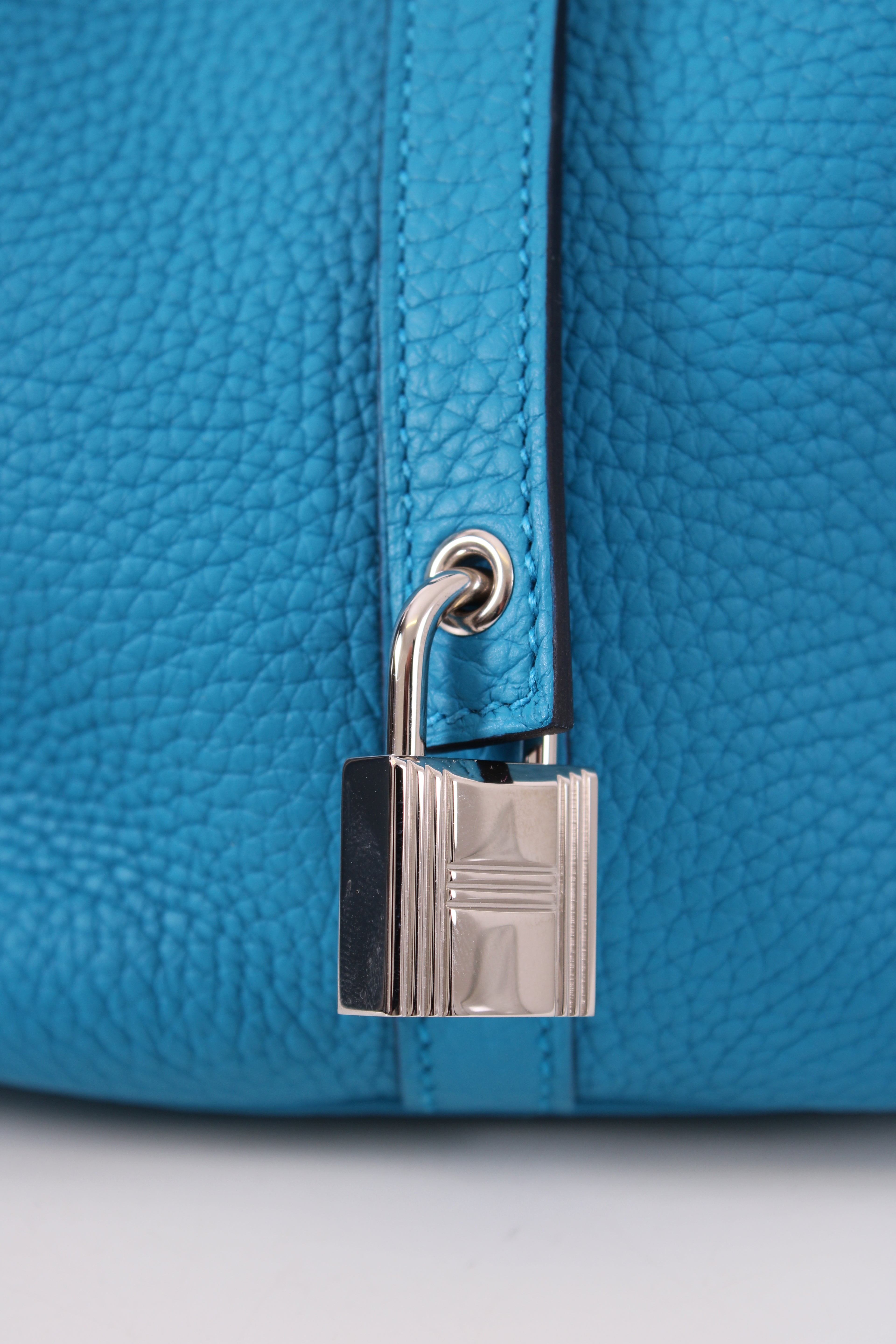 Hermes Picotin 22" Handbag Blue