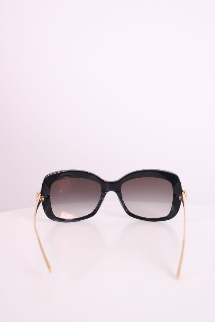 Cartier Panther Side Sunglasses Black
