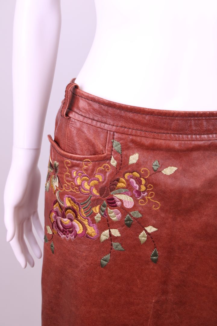 Christian Dior 2005 Collection Embroidered Brown 14