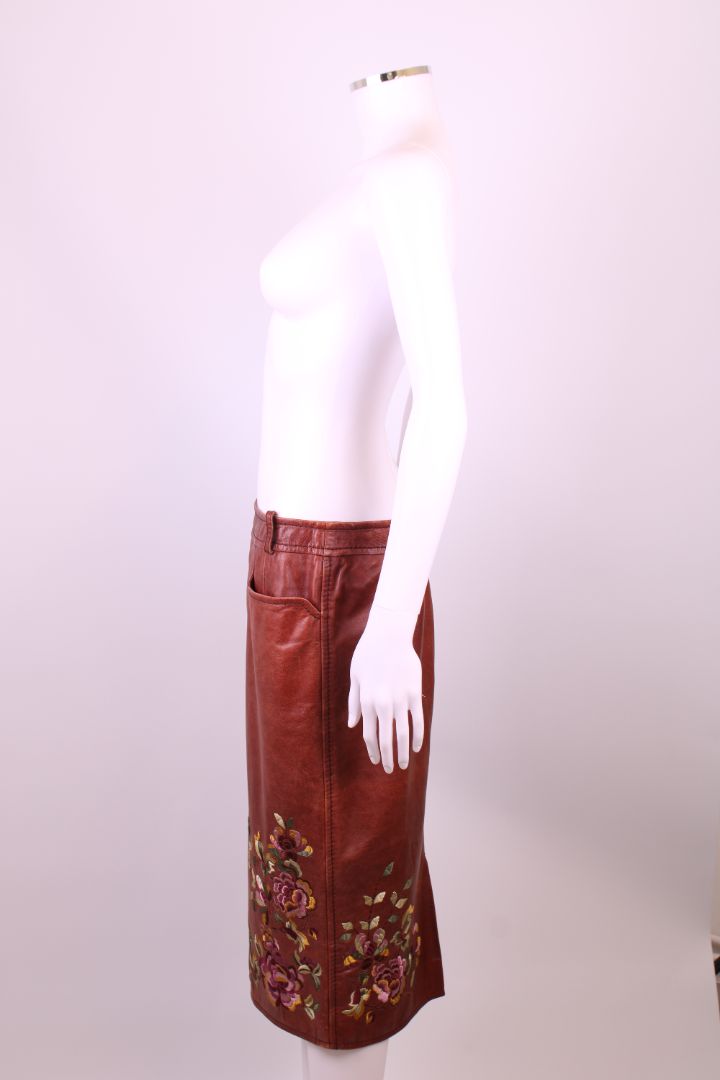 Christian Dior 2005 Collection Embroidered Brown 14