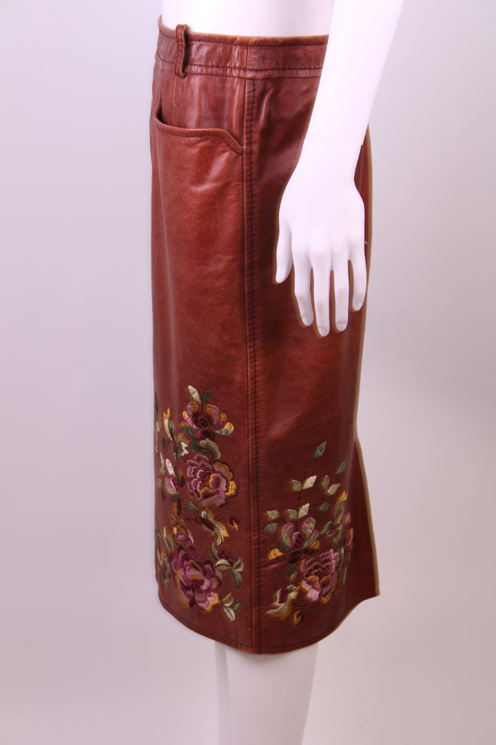 Christian Dior 2005 Collection Embroidered Brown 14